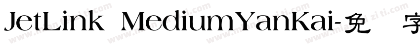 JetLink MediumYanKai字体转换